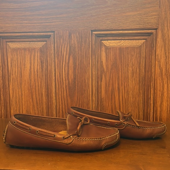 Cole Haan Gunnison Waxy Leather Boat Style Drivers - Picture 4 of 5